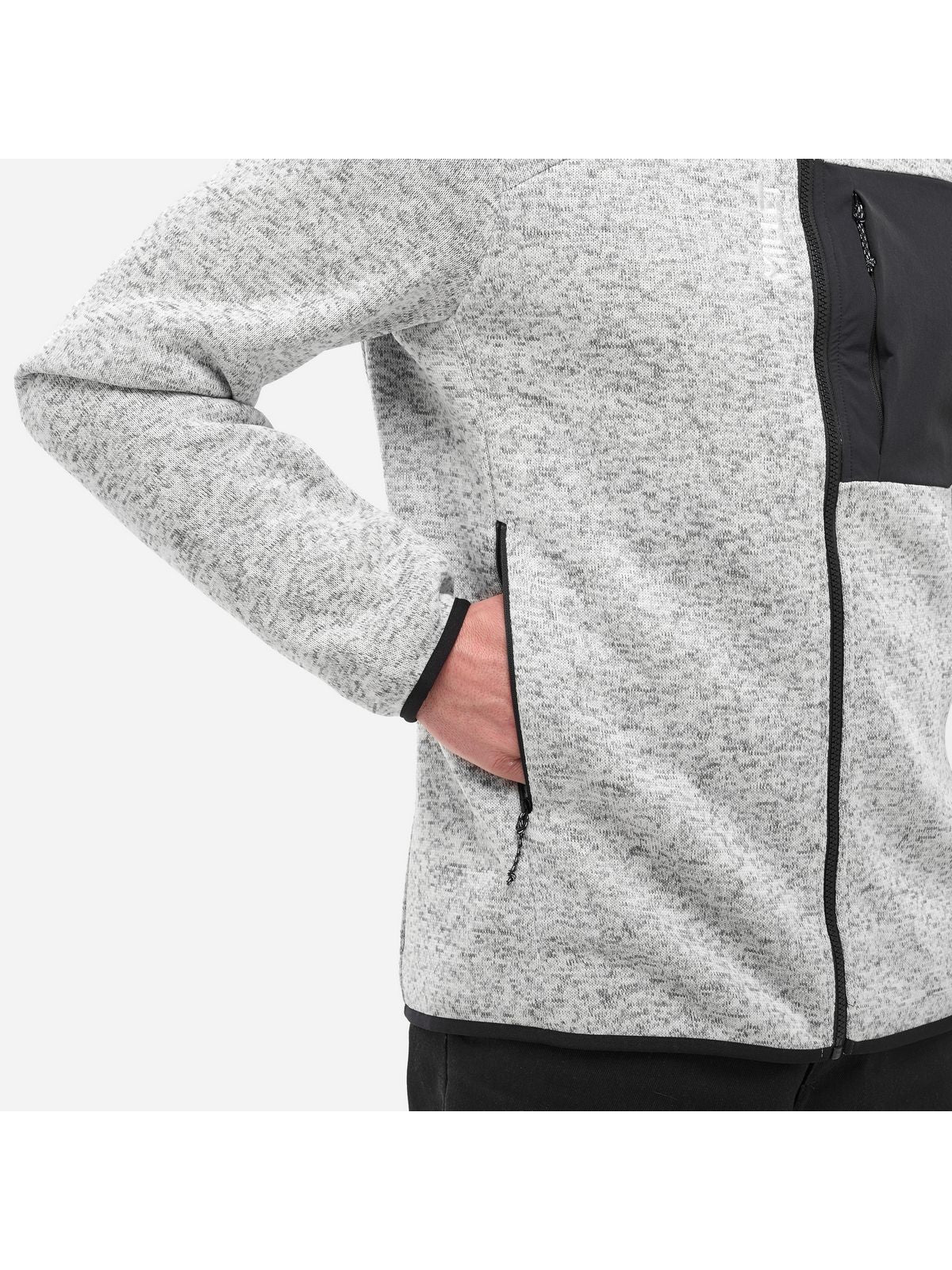 Bluza męska MILLET M Chamonix Knit Jkt M szara