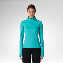 Bluza damska ROSSIGNOL W Half Zip First Layer niebieska
