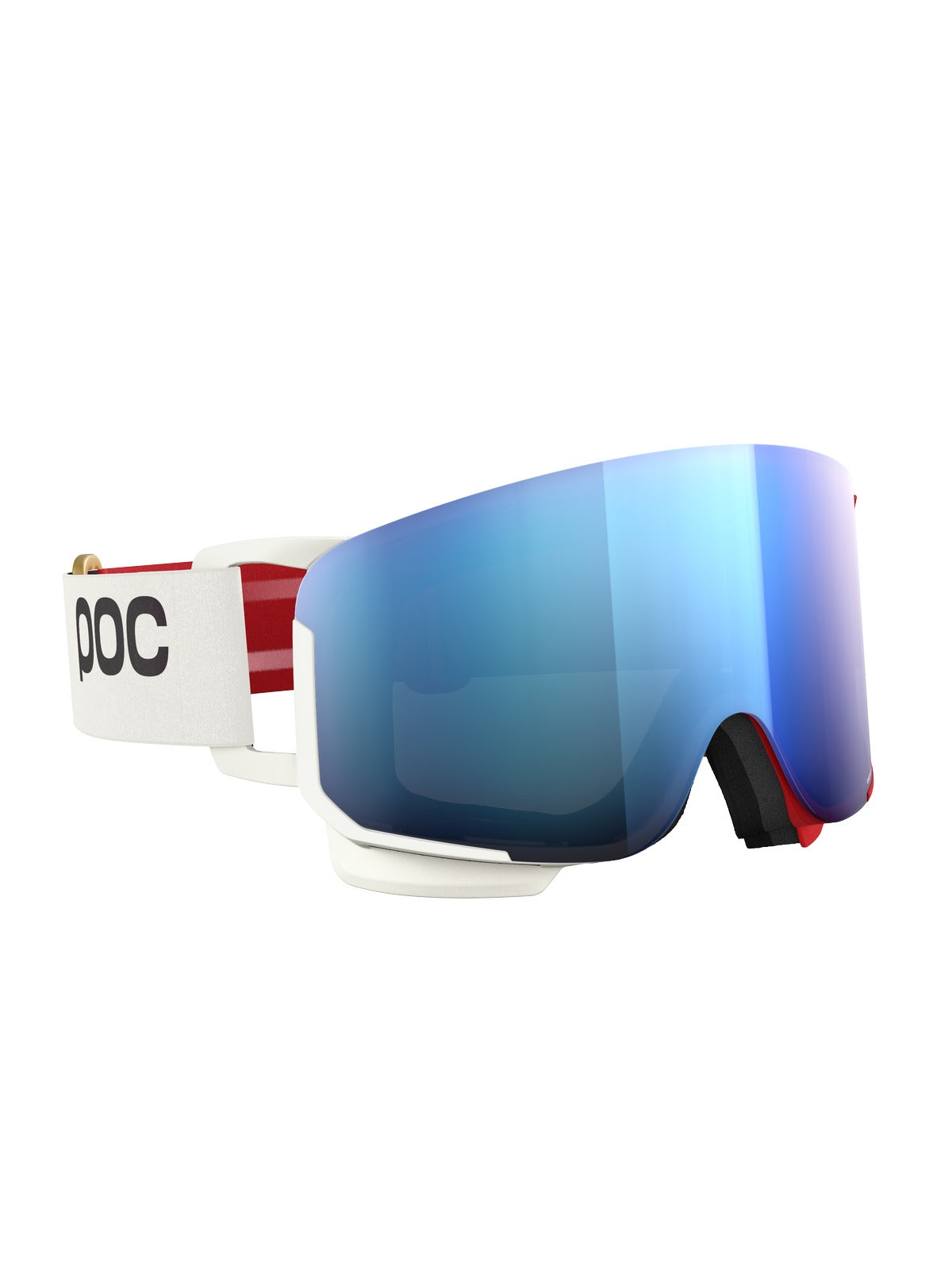 Gogle narciarskie POC Nexal Cat 2 biało/czerwony