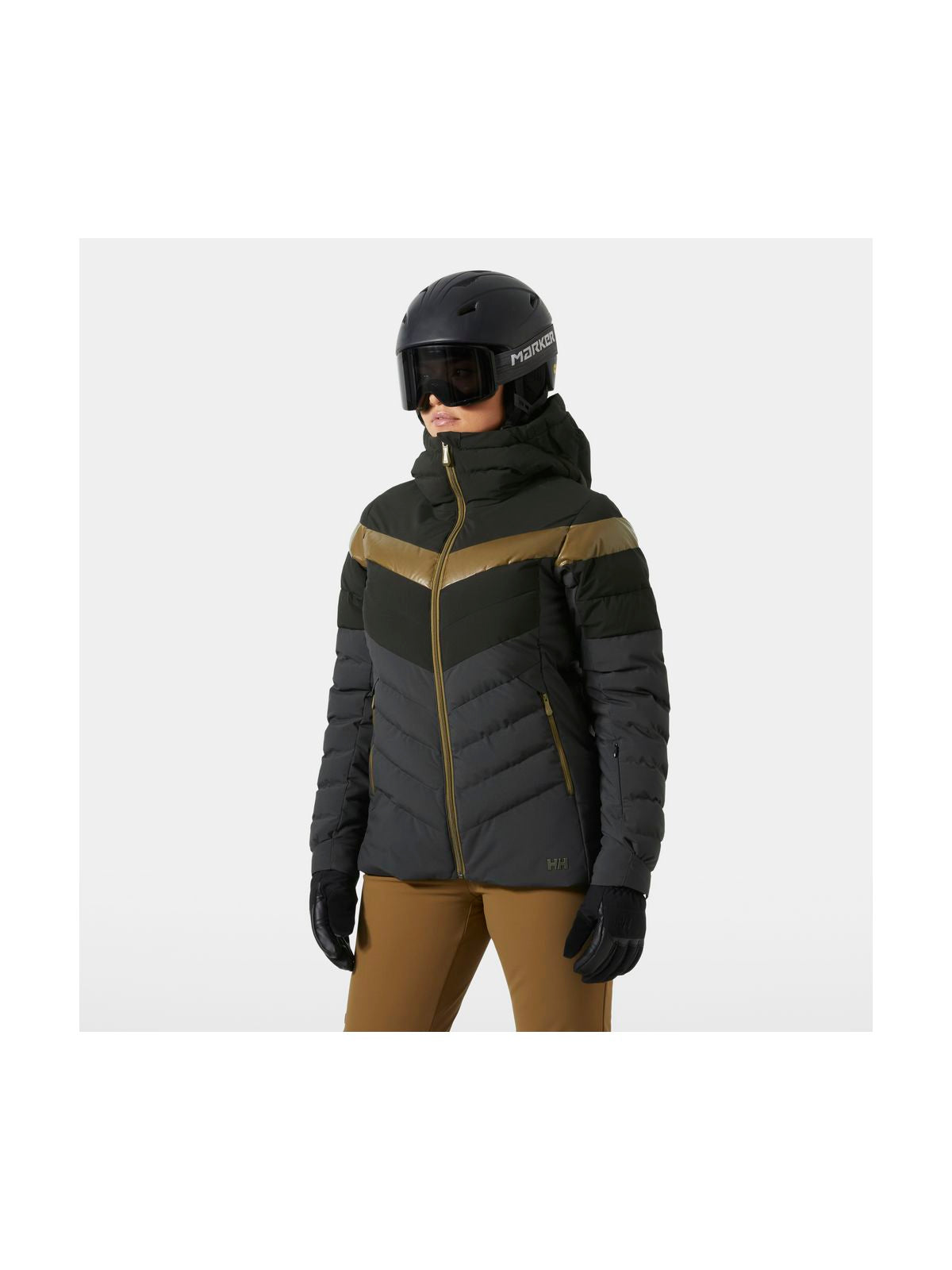 Kurtka narciarska damska HELLY HANSEN W IMPERIAL PUFFY JACKET czarna