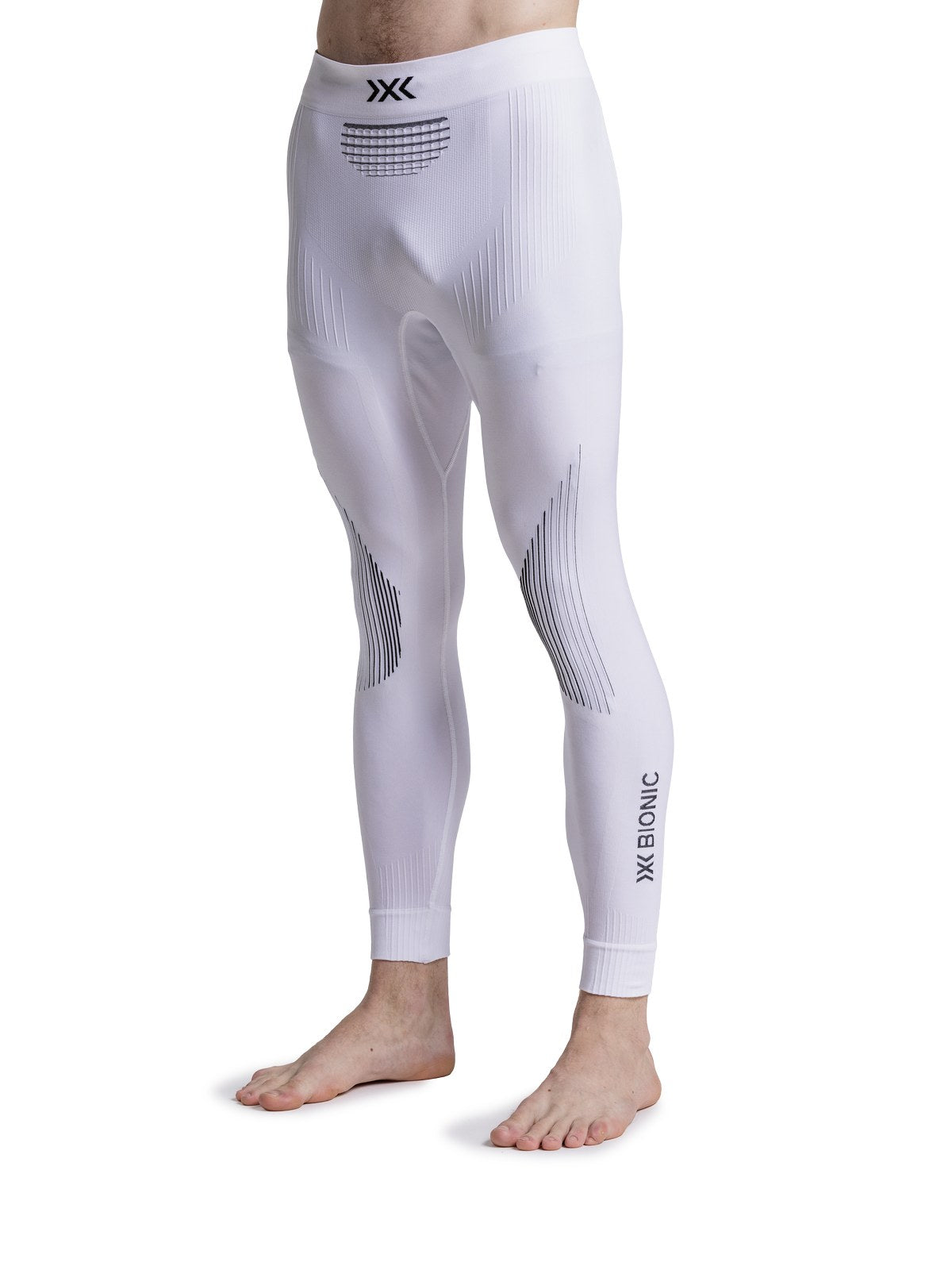 Legginsy męskie X-Bionic Invent Pants X White