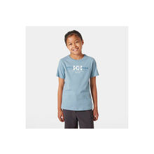 Koszulka HELLY HANSEN JR HH GRAPHIC T-SHIR niebieski - Adventure Sports
