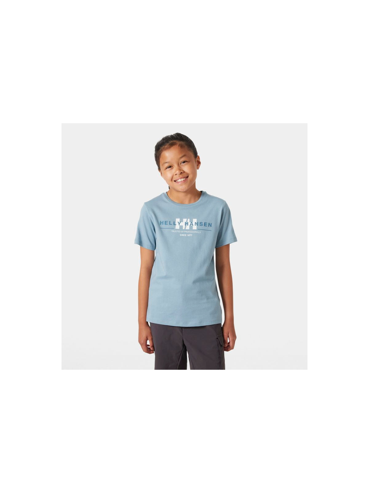 Koszulka HELLY HANSEN JR HH GRAPHIC T-SHIR niebieski - Adventure Sports