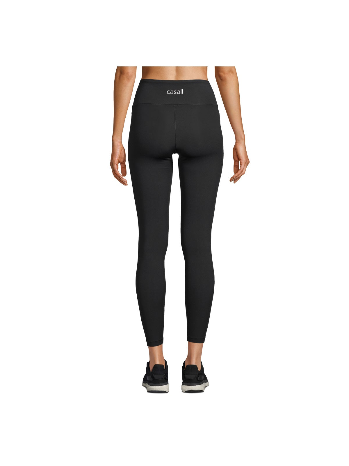 Legginsy damskie z wysoką talią CASALL Overlap High Waist Tights czarny