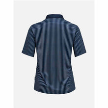 Koszulka PEAK PERFORMANCE W Graphic SS Zip Polo niebieski - Adventure Sports
