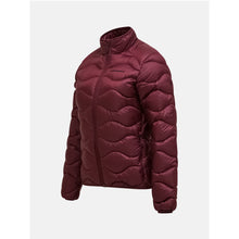 Kurtka damska PEAK PERFORMANCE Helium Down Jacket bordowa
