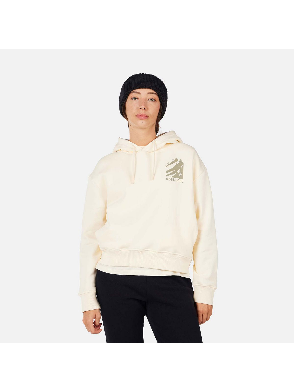 Bluza damska ROSSIGNOL W WATERFALL H RELAX SWEATSHIRT biała