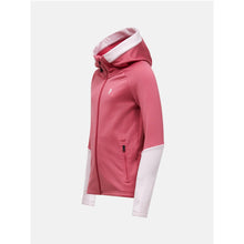 Bluza juniorska PEAK PERFORMANCE Rider Essentials Midlayer Zip Hood różowa
