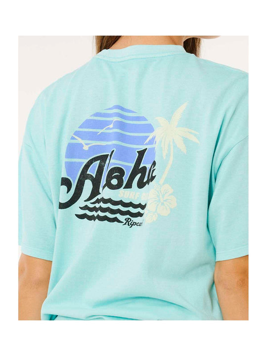Koszulka damska RIP CURL Aloha Heritage Tee niebieska
