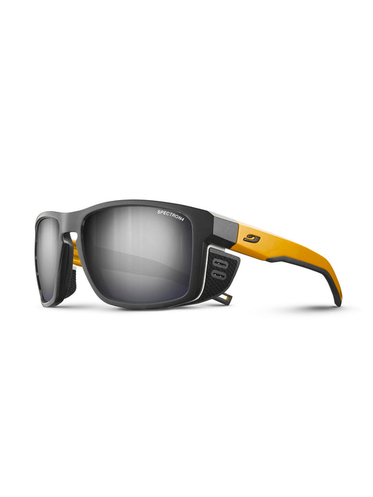 Okulary przeciwsłoneczne Julbo Shield - czarno żółto biały | Spectron cat 4 - L - Adventure Sports
