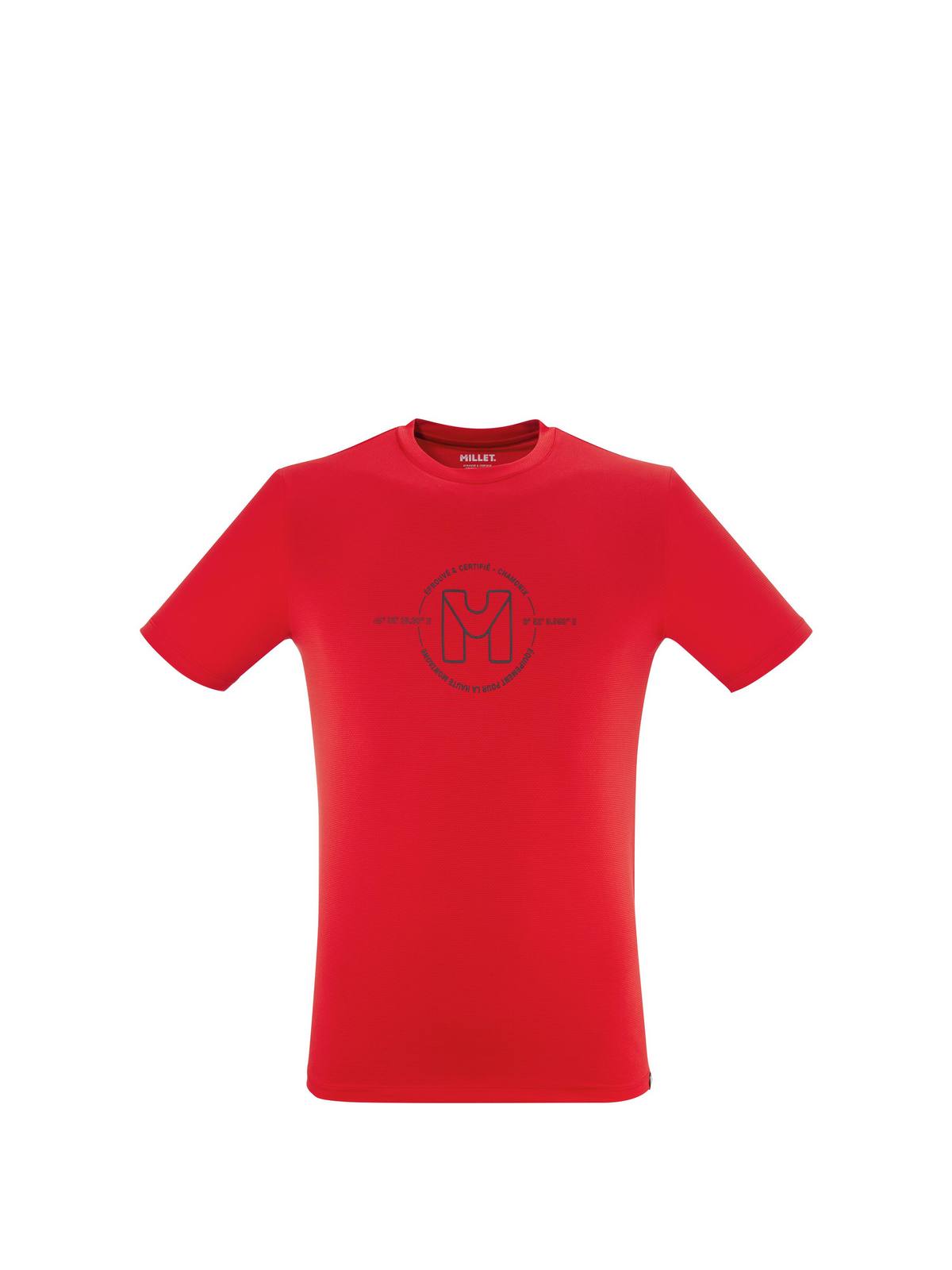 Koszulka MILLET UBIC LIGHT TS SS M czerwony - Adventure Sports