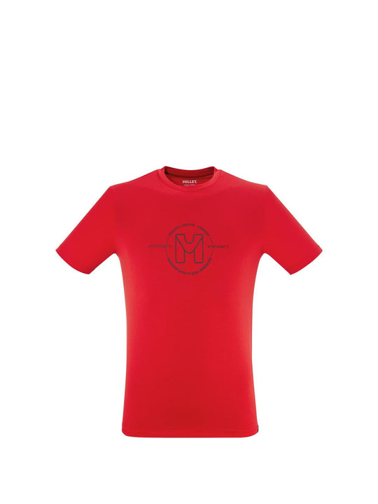 Koszulka MILLET UBIC LIGHT TS SS M czerwony - Adventure Sports
