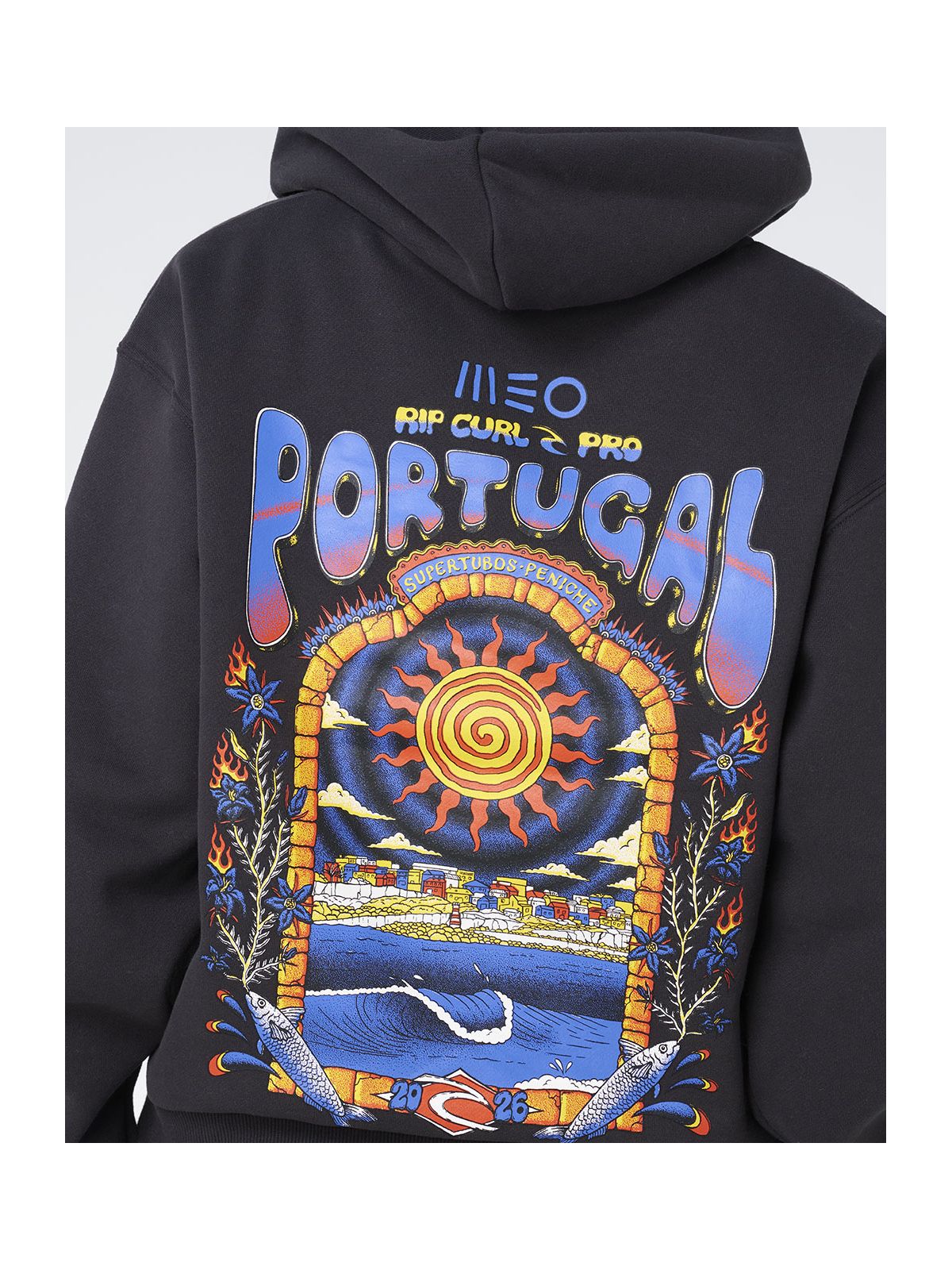 Bluza damska RIP CURL Peniche Merch Hood czarna