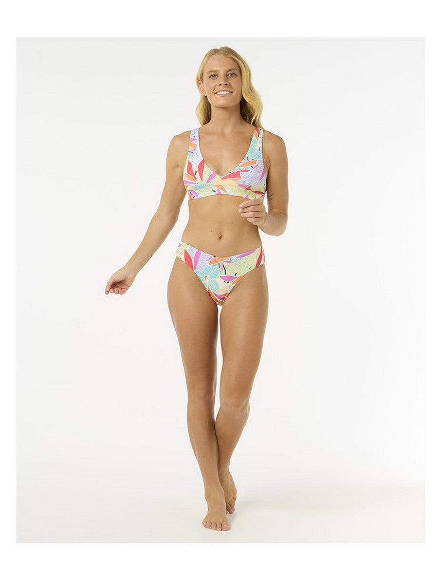 Stanik kąpielowy RIP CURL Cala Vadella Halter turkusowy