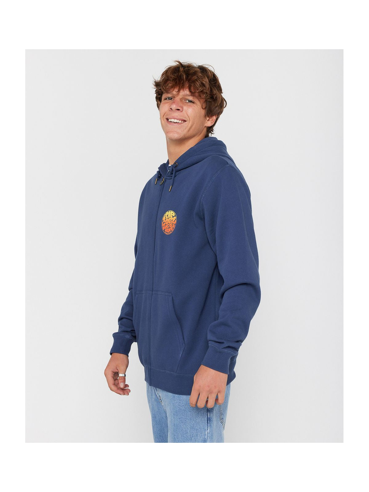 Bluza RIP CURL WETTIE PASSAGE ICON ZIP THRU granatowa