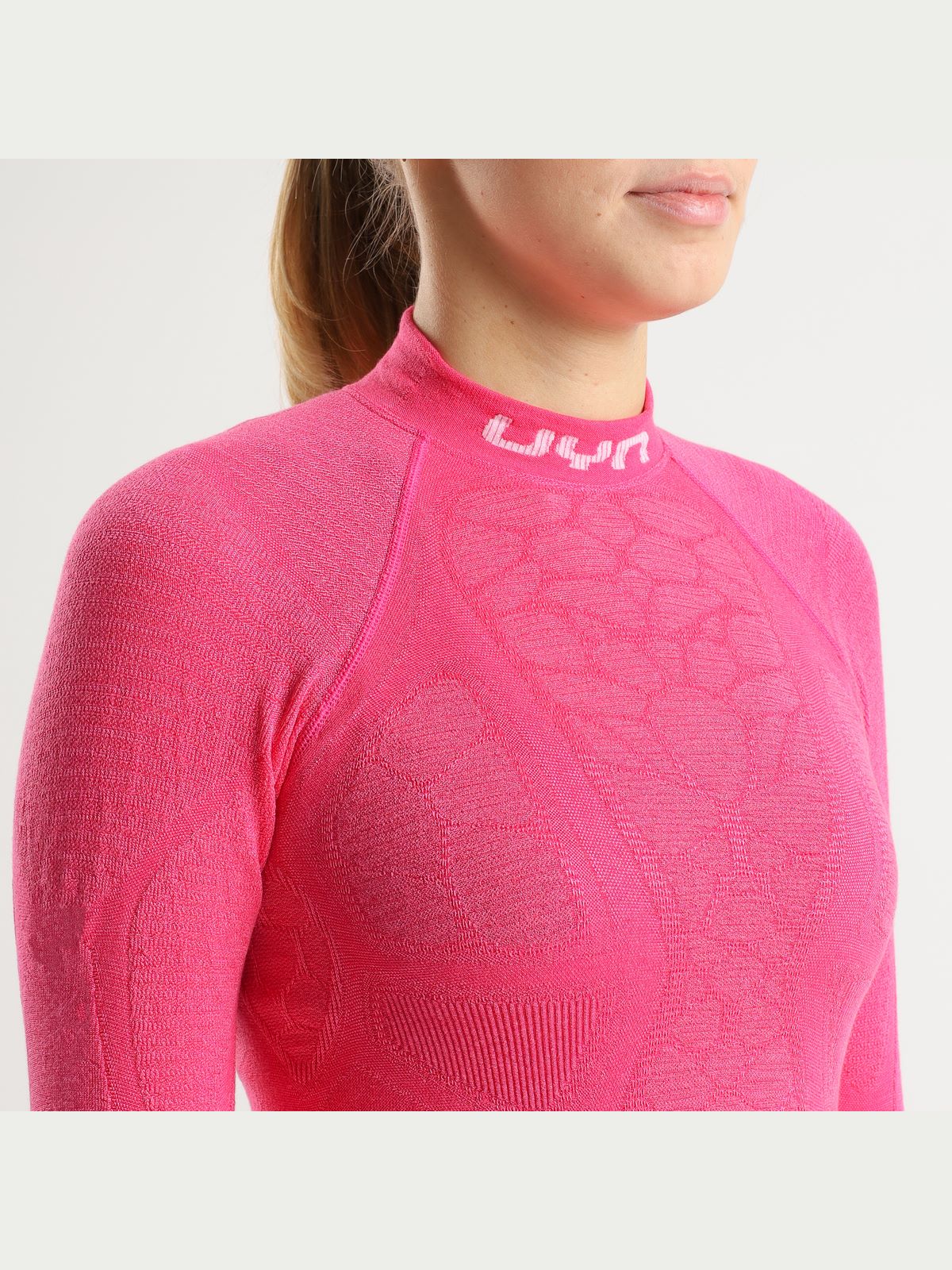 Koszulka UYN Woman Elevatyon Biomorph Uw Shirt Long Sl.Turtle Neck różowy