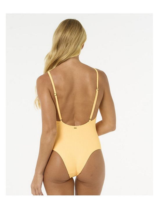 Kostium jednoczęściowy RIP CURL Premium Surf Cheeky 1Pc źółty
