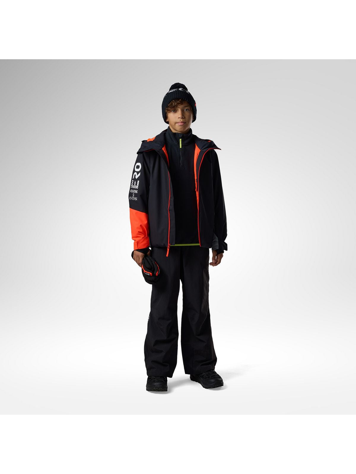 Bluza juniorska ROSSIGNOL Jr Quarter Zip Polar Fleece czarna