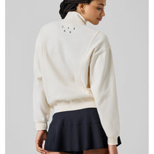 Bluza treningowa damska CASALL Comfy Full Zip Sweater biały - Adventure Sports
