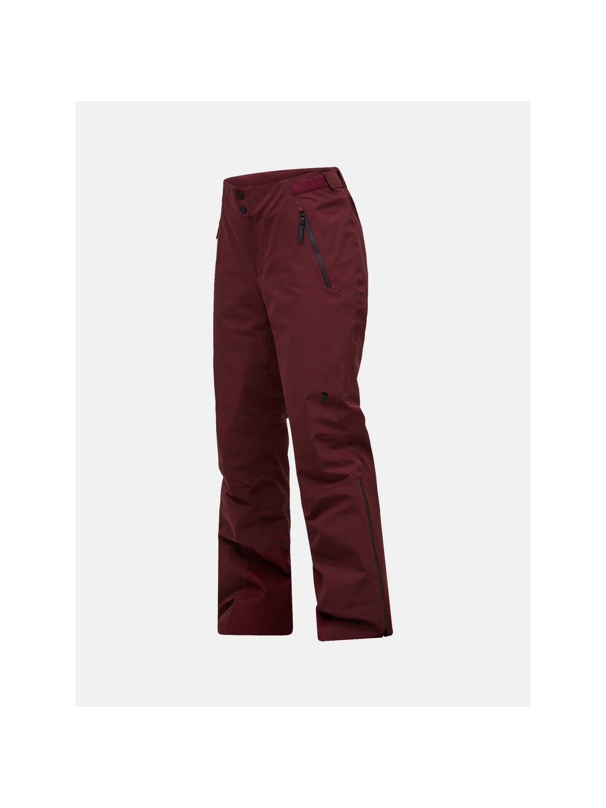 Spodnie narciarskie damskie PEAK PERFORMANCE Whitelight HIPE 2L Insulated Shell Pants bordowe