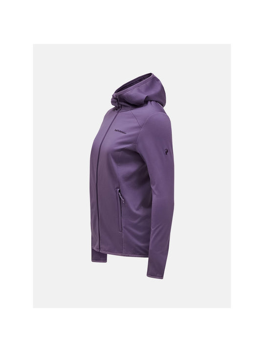 Bluza damska PEAK PERFORMANCE Light Zip Hood fioletowa
