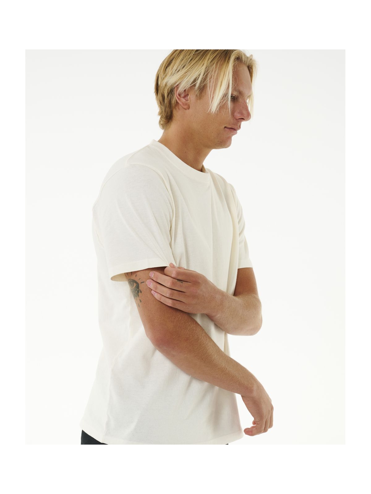 Koszulka RIP CURL Plain Wash Tee biały