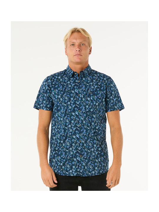 Koszula RIP CURL Floral Reef S/S Shirt granatowy

