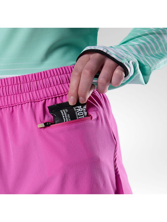 Szorty damskie ROSSIGNOL W Sidelhorn Short 3' różowe
