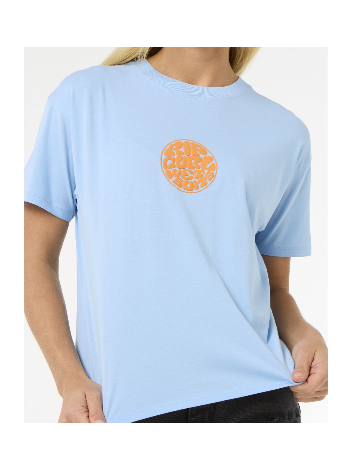 Koszulka damska RIP CURL Icons Of Surf Relaxed Tee niebieska