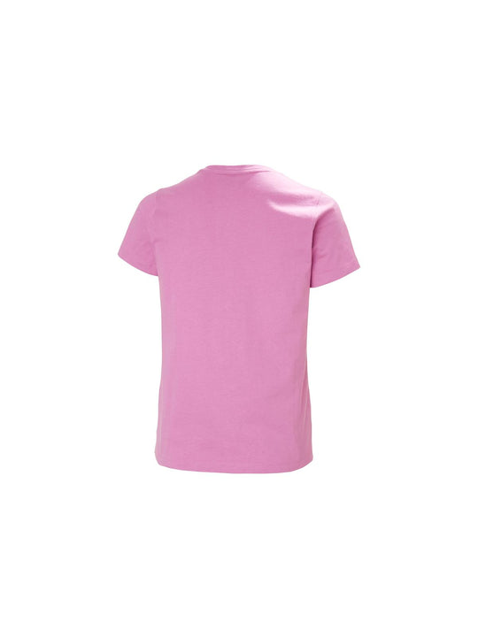 Koszulka HELLY HANSEN W CORE GRAPHIC T-SHI różowy - Adventure Sports
