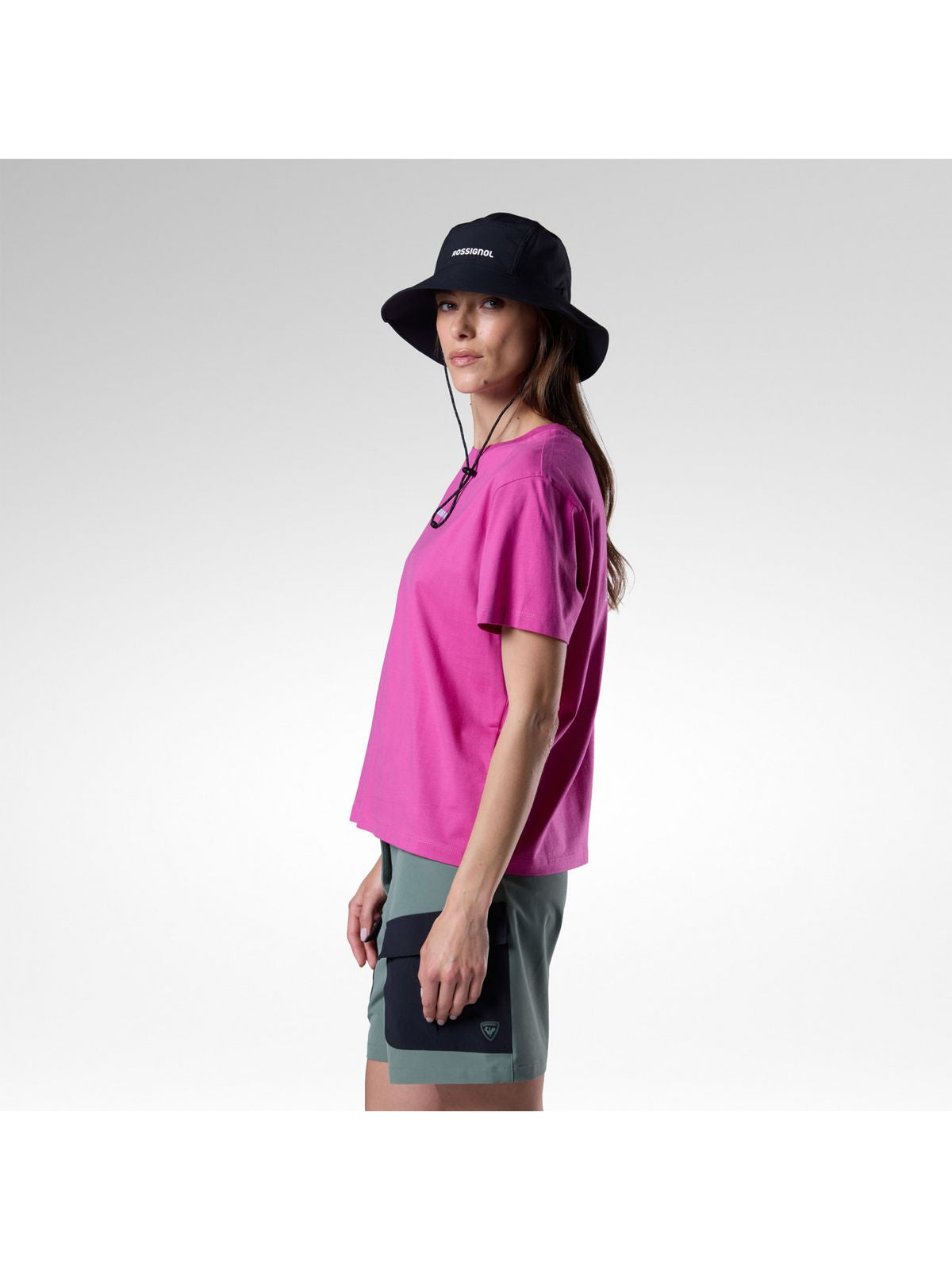 Koszulka damska ROSSIGNOL W Graphic Waterfall Tee różowa
