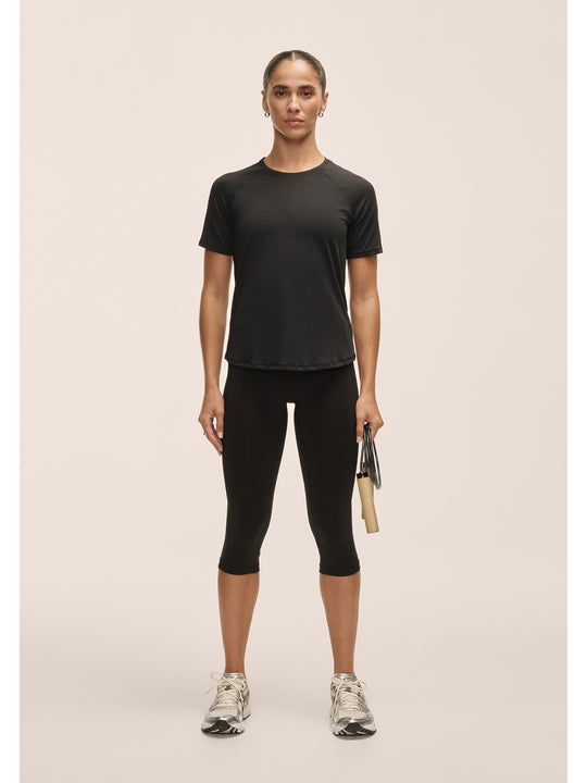 Legginsy damskie CASALL Essential 3/4 Tights kolor czarny
