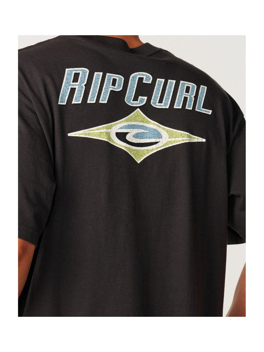 Koszulka męska RIP CURL Heritage Icon Tee czarna
