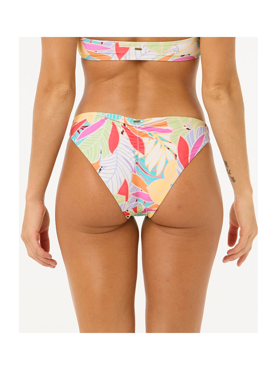 Majtki kąpielowe RIP CURL Cala Vadella Full Pant białe
