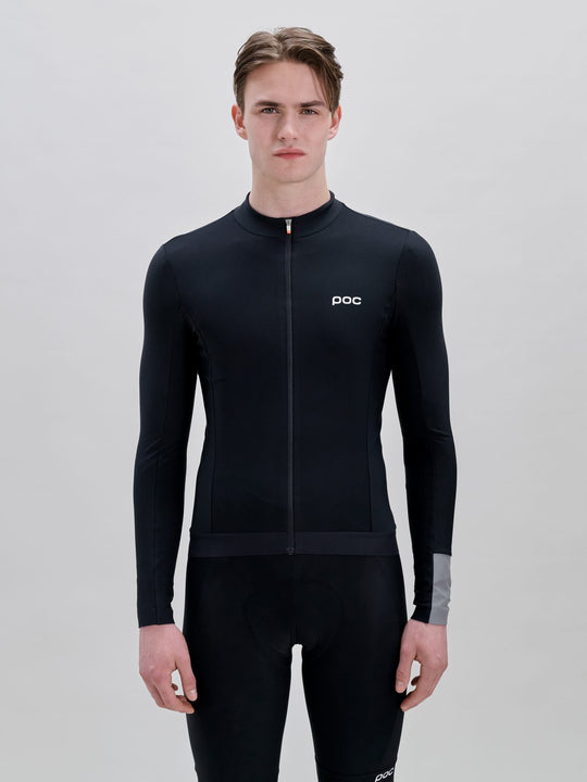 Koszulka rowerowa POC M's Cadence Thermal Lite L/S Jersey czarny
