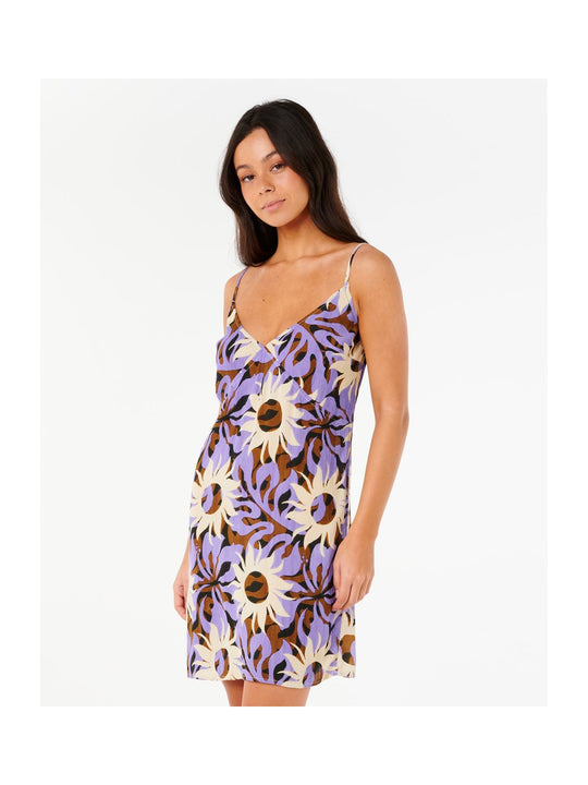 Sukienka RIP CURL Sun Drenched Mini Dress turkusowy - Adventure Sports
