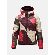Kurtka damska PEAK PERFORMANCE Helium AOP Down Hood Jacket Multicolor
