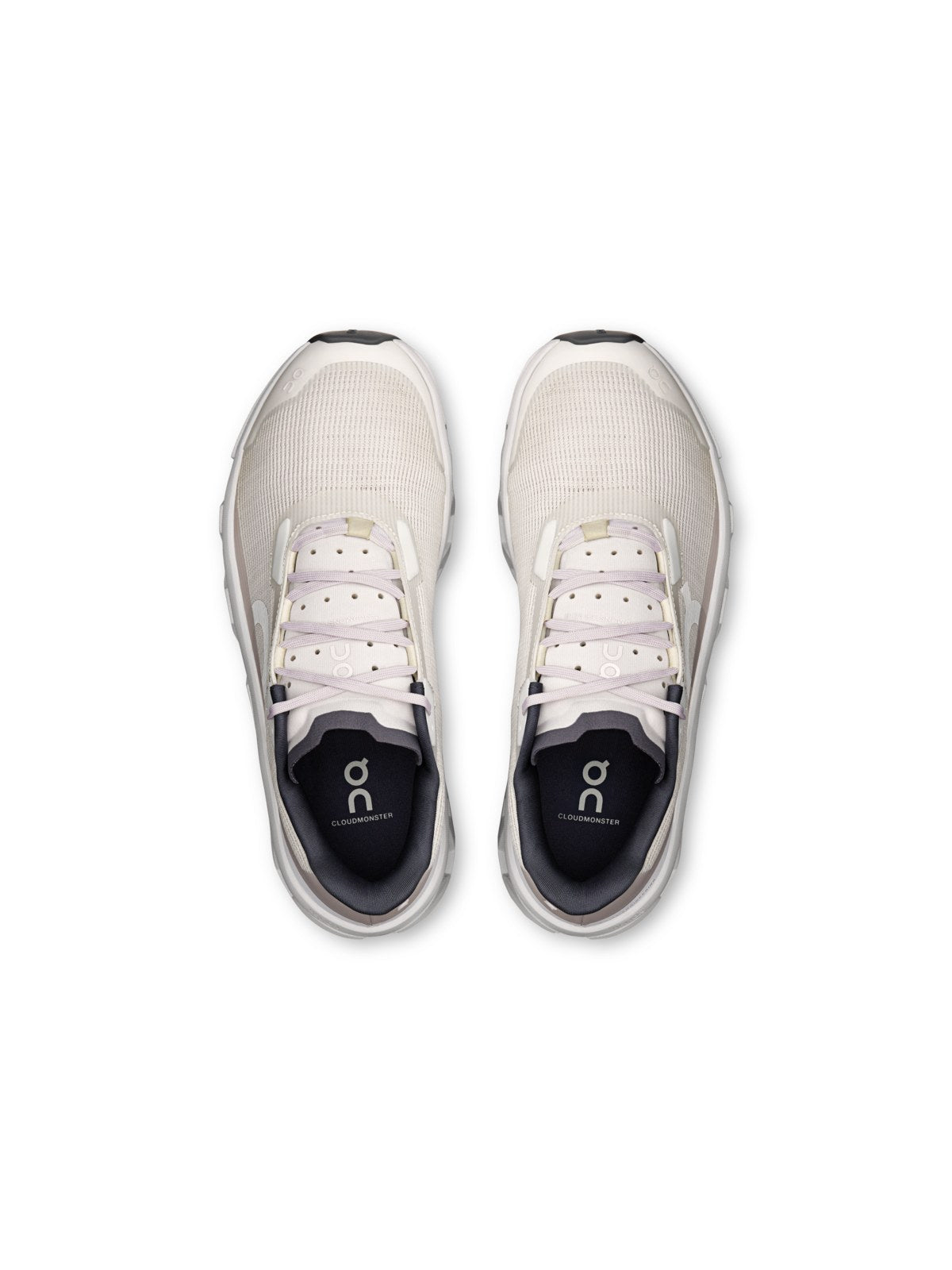 Buty do biegania damskie On Cloudmonster Void biały