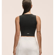 Top damski treningowy Casall Edge Crop Top czarny
