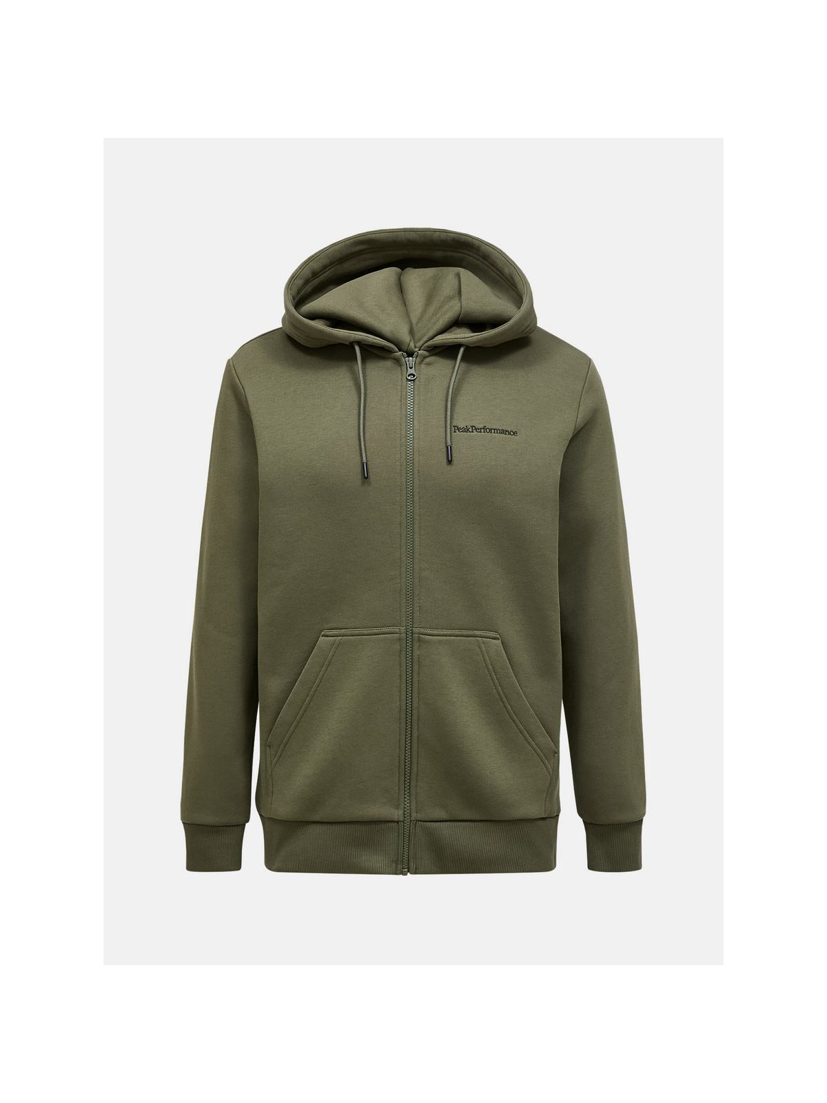 Bluza PEAK PERFORMANCE Original Small Logo Zip Hood Men zielony