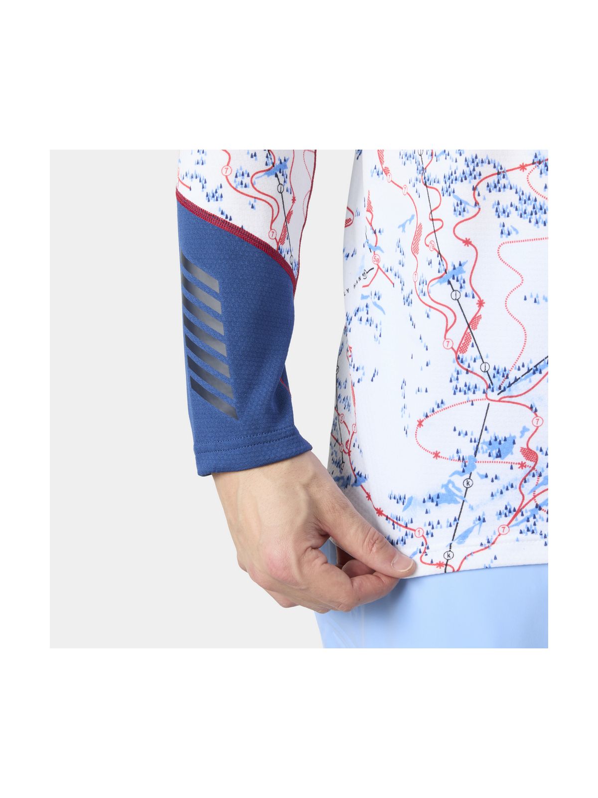 Bielizna termiczna męska HELLY HANSEN LIFA ACTIVE CREW biała