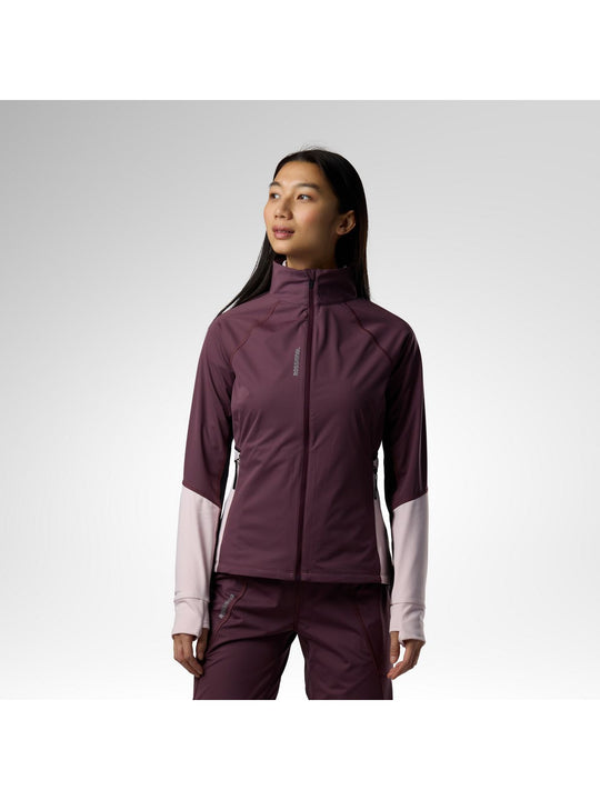 Kurtka narciarska damska ROSSIGNOL W Venon Softshell Jacket bordowa
