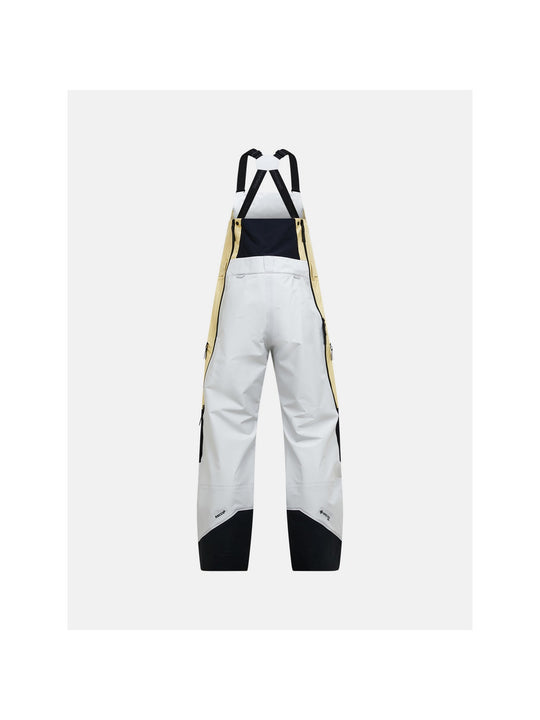 Spodnie narciarskie damskie PEAK PERFORMANCE Vertical GORE-TEX Pro 3L Shell Bib Pants białe

