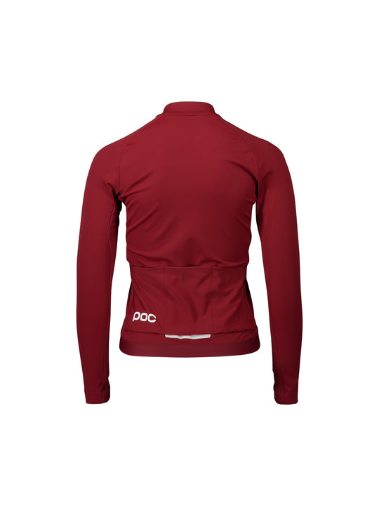 Koszulka rowerowa damska POC W’S Ambient Thermal Jersey czerwona - Adventure Sports
