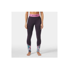 Spodnie damskie HELLY HANSEN W Lifa Merino Midweight Graphic Pant kolor czarny

