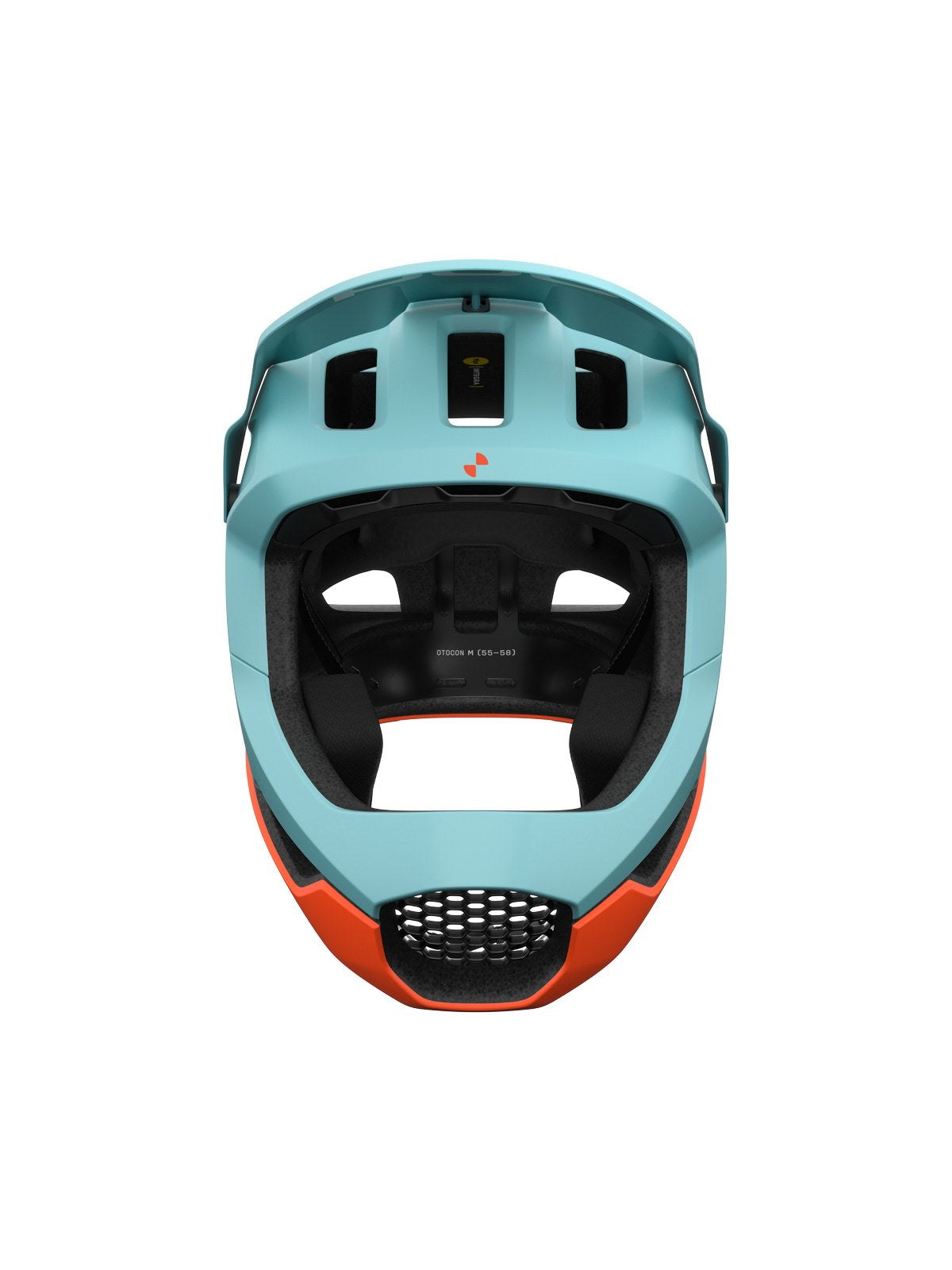 Kask rowerowy POC Otocon Race MIPS niebiesko pomarańczowy