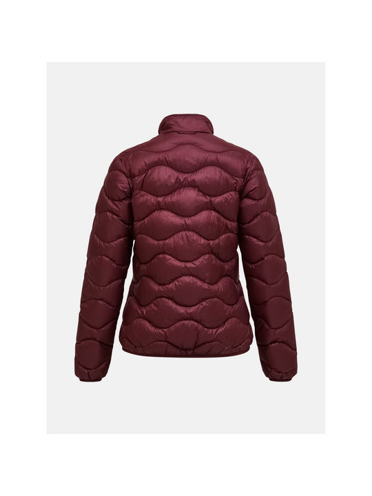Kurtka damska PEAK PERFORMANCE Helium Down Jacket bordowa
