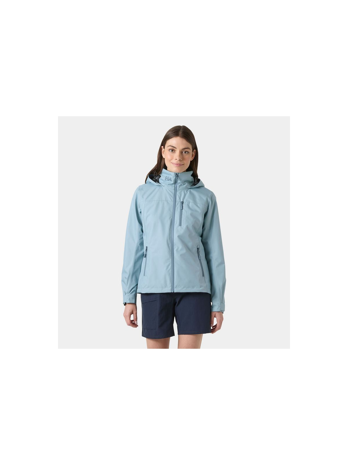 Kurtka damska żeglarska HELLY HANSEN W Crew Hooded Jacket 2.0 niebieska