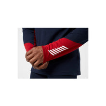 Koszulka męska HELLY HANSEN Lifa Merino Midweight 1/2 Zip  kolor granatowy
