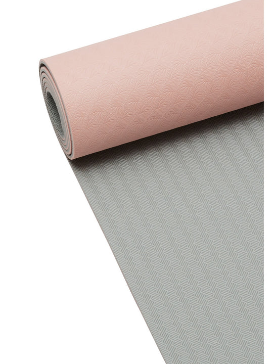 Mata do jogi CASALL Yoga mat position 4mm różowo szary
